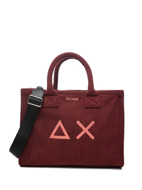 SUN68 CALI CORDUROY Borsa a mano, con tracolla bordeaux - Borse Donna