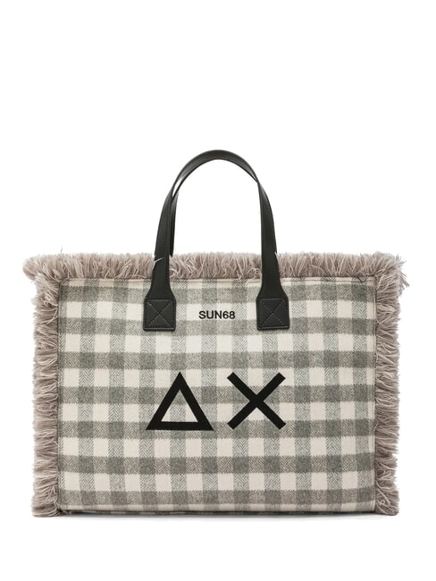 SUN68 CALI TARTAN Borsa a mano, con tracolla grigmed - Borse Donna