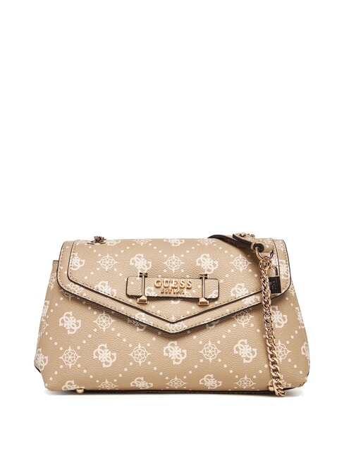 GUESS SILIA Borsa a spalla convertible biscotti logo - Borse Donna
