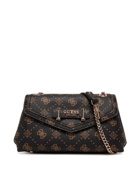 GUESS SILIA Borsa a spalla convertible espresso logo - Borse Donna