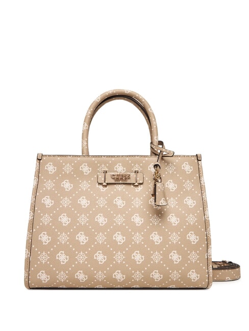 GUESS SILIA 2 Borsa tote a mano con tracolla biscotti logo - Borse Donna