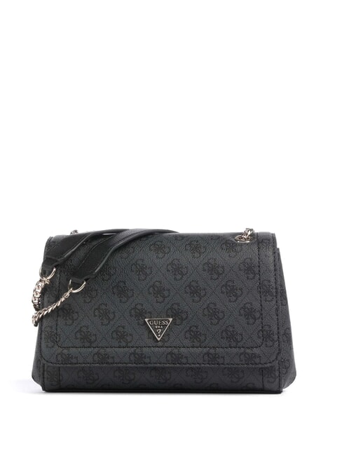 GUESS NOELLE 2 Borsa convertible con flap coal - Borse Donna