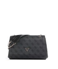 GUESS NOELLE 2 Borsa convertible con flap coal - Borse Donna - 1