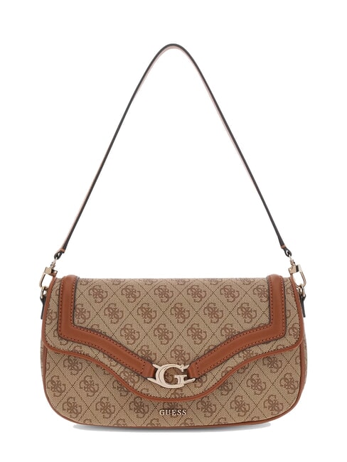 GUESS DEA Borsa a spalla con flap LATTE LOGO - Borse Donna
