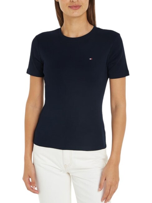 TOMMY HILFIGER TH T-Shirt in cotone desert sky - T-shirt e Top Donna
