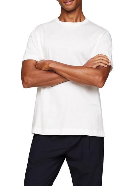 TOMMY HILFIGER TH Maglietta a maniche corte ecru - T-shirt Uomo