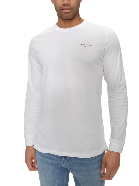 TOMMY HILFIGER TH JEANS T-Shirt in cotone white - T-shirt Uomo