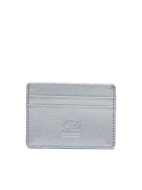 HERSCHEL CHARLIE Portacarte piatto silver metallic - Portafogli Uomo