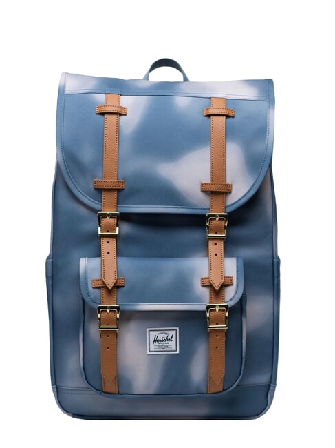 HERSCHEL LITTLE AMERICA MID Zaino porta PC 15,6" blue mirage tonal dawn - Zaini Scuola & Tempo Libero