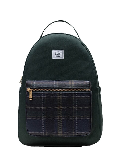 HERSCHEL NOVA  Zaino porta PC 14" darkest spruce winter plaid - Zaini Scuola & Tempo Libero