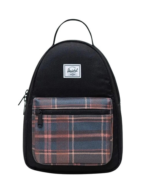HERSCHEL NOVA Zainetto black winter plaid - Zaini Scuola & Tempo Libero