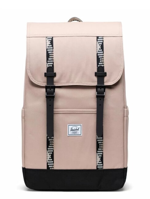HERSCHEL RETREAT Zaino porta pc 15,6" light taupe/black - Zaini Scuola & Tempo Libero