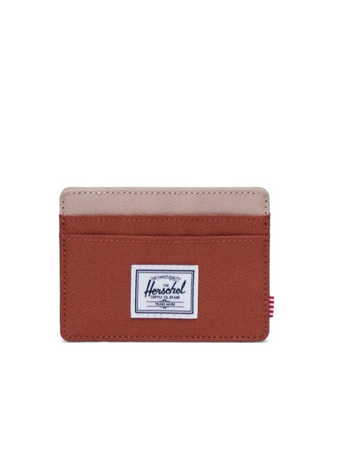 HERSCHEL CHARLIE  Portacard piatto chutney/light taupe - Portafogli Donna