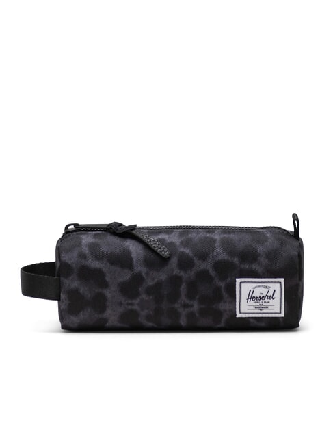 HERSCHEL SETTLEMENT Astuccio con polsierina digi leopard black - Astucci e Accessori