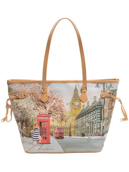 YNOT YESBAG Borsa shopping a spalla english rose - Borse Donna