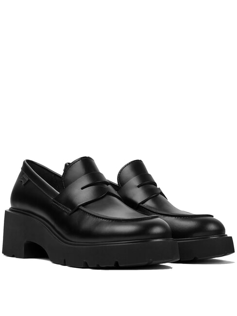 CAMPER MILAH Mocassini in pelle black - Scarpe Donna