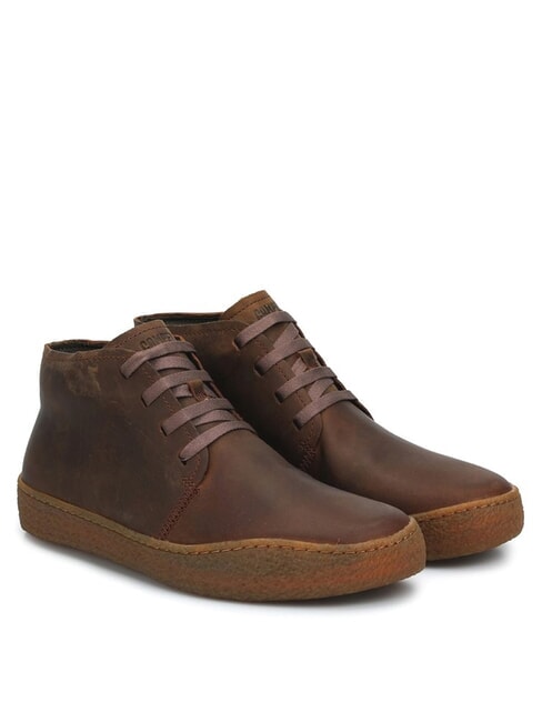 CAMPER PEU TERRENO Scarponcini in pelle  medium brown - Scarpe Uomo