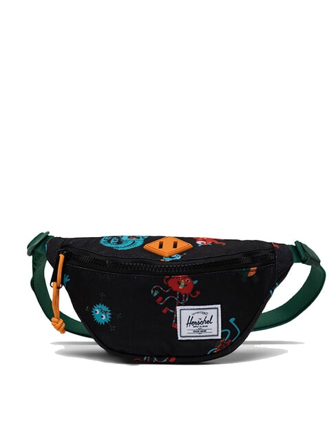 HERSCHEL HERITAGE Marsupio con portanome monster dance black - Marsupi