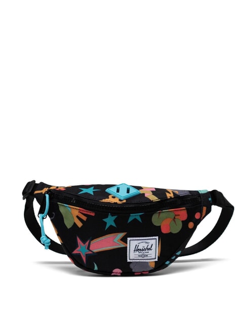 HERSCHEL HERITAGE Marsupio con portanome scrapbook black - Marsupi