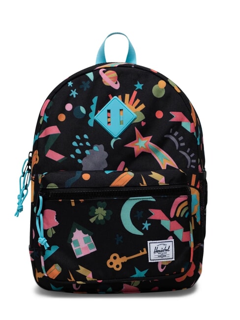 HERSCHEL HERITAGE KIDS Zaino scrapbook black - Zaini Scuola & Tempo Libero