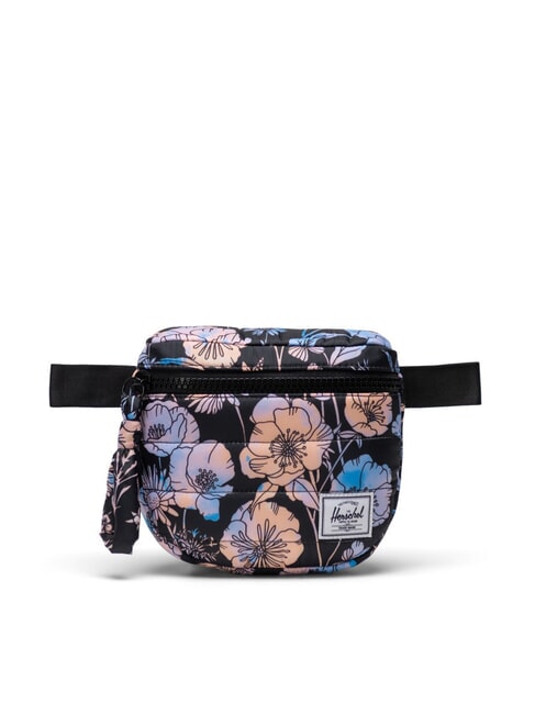 HERSCHEL SETTLEMENT QUILTED Marsupio mini trapuntato floral skies - Marsupi