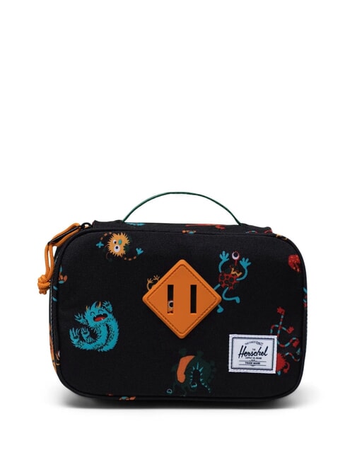 HERSCHEL HERITAGE Astuccio con maniglia monster dance black - Astucci e Accessori