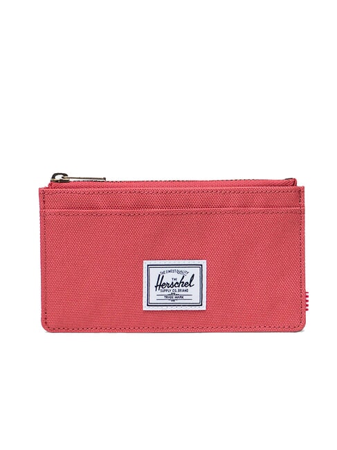 HERSCHEL OSCAR Portacarte piatto con portamonete mineral rose - Portafogli Donna