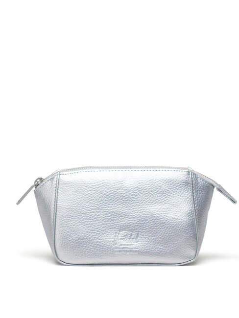 HERSCHEL MILAN Beauty case piccolo silver metallic - Beauty Case