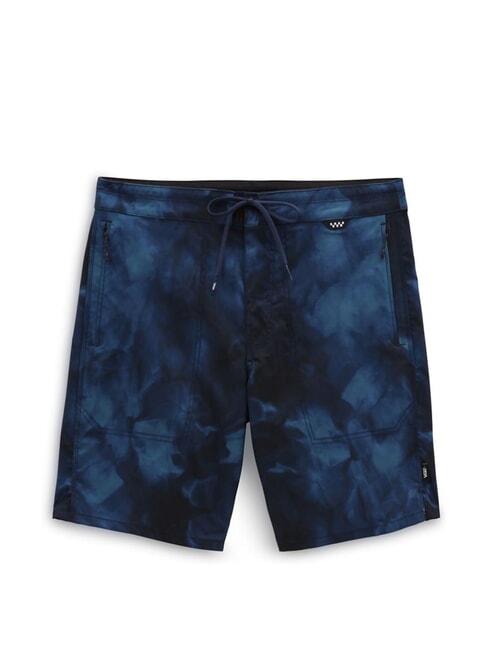 VANS VOYAGE TIE DYE Costume pantaloncino lungo teal-black - Costumi da bagno Uomo