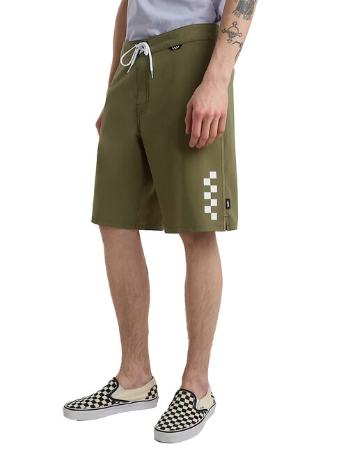 VANS THE DAILY SOILD Costume pantaloncino lungo olivine - Costumi da bagno Uomo