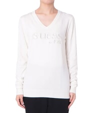 GUESS SAYLOR LOGO  Maglia silk taupe - Maglie Donna - 1