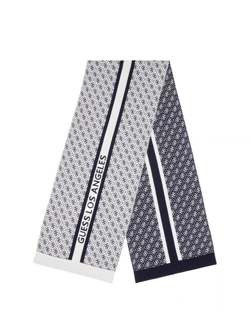 GUESS SEVYN 4G LOGO Sciarpa 4g cream and blue - Sciarpe