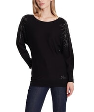 GUESS BAT SLEEVE LORETTA Maglione scollo a barca relaxed fit - Maglie Donna