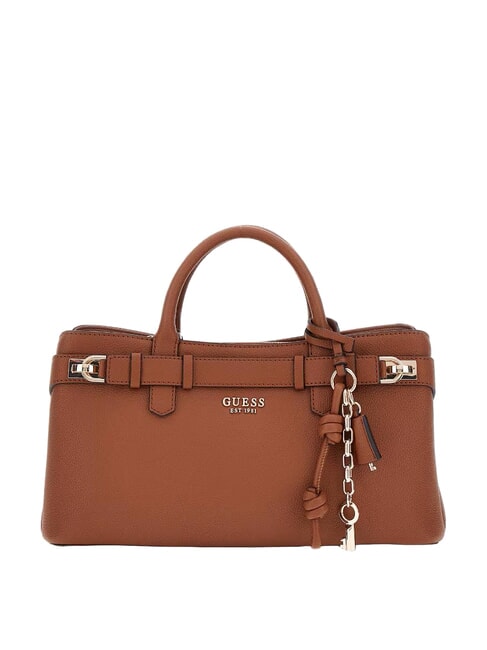 GUESS GREGORIA Borsa a mano media con tracolla COGNAC - Borse Donna