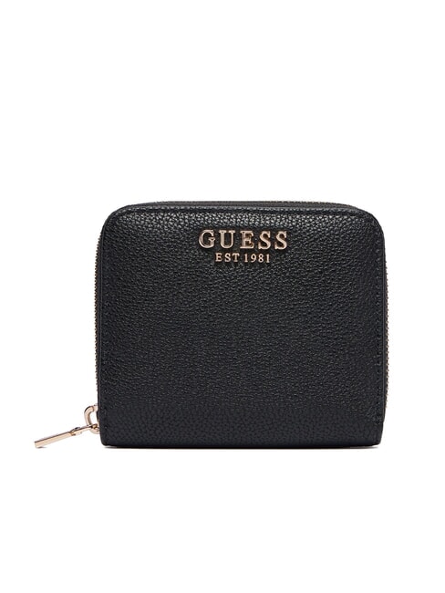 GUESS GREGORIA Portafoglio piccolo zip around NERO - Portafogli Donna