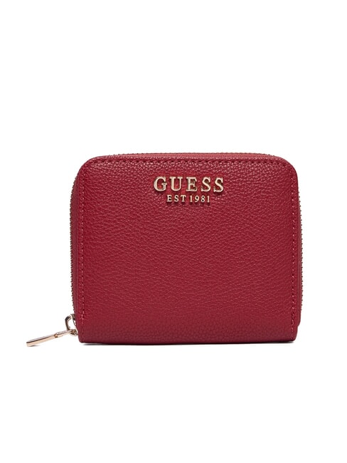 GUESS GREGORIA Portafoglio piccolo zip around ROSSO - Portafogli Donna