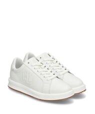 RALPH LAUREN AINSLEY Sneakers in pelle logo impunturato - Scarpe Donna