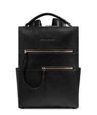 PIQUADRO W140 Zaino donna in pelle porta pc 14" Nero - Zaini da lavoro porta PC - 1