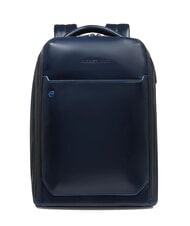 PIQUADRO BLUE SQUARE Zaino in pelle fast-check porta pc 15,6" - Zaini da lavoro porta PC