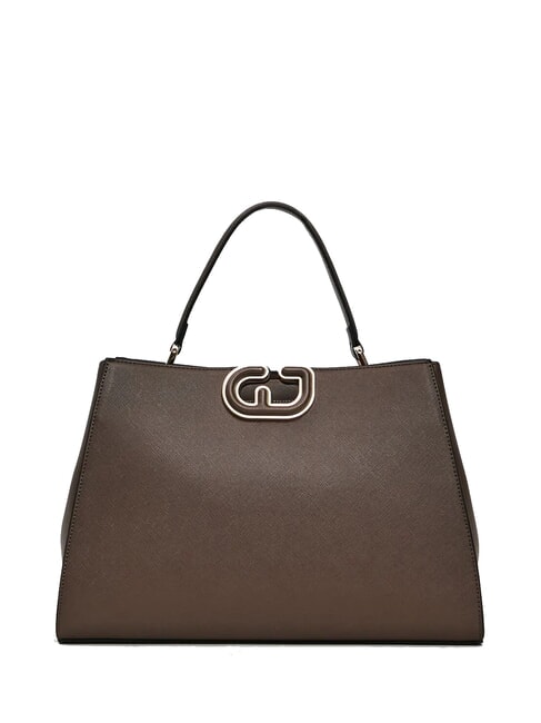 GAUDÌ DEMY WINTER L Borsa a mano con tracolla st saffiano taupe - Borse Donna