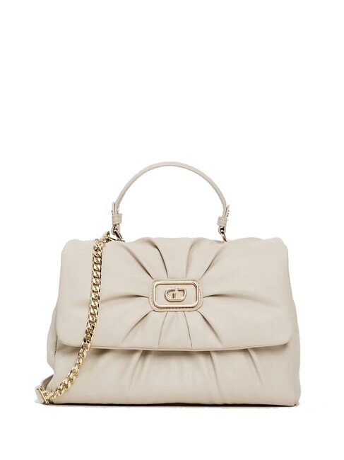 GAUDÌ ELISA Borsa a cartelletta con tracolla CREMA - Borse Donna