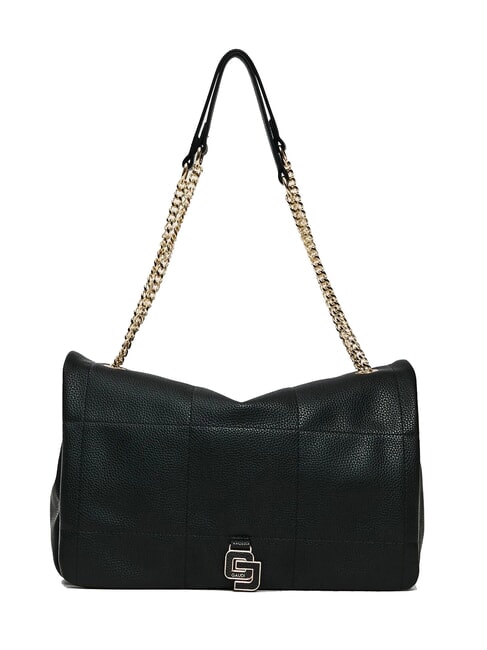 GAUDÌ ESMERALDA Borsa grande a spalla manici catena NERO - Borse Donna