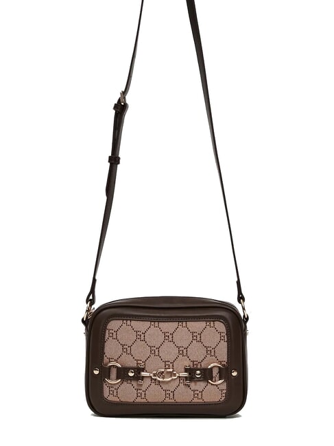 GAUDÌ NEW DIAZ Borsa camera case logo jacquard tan - Borse Donna