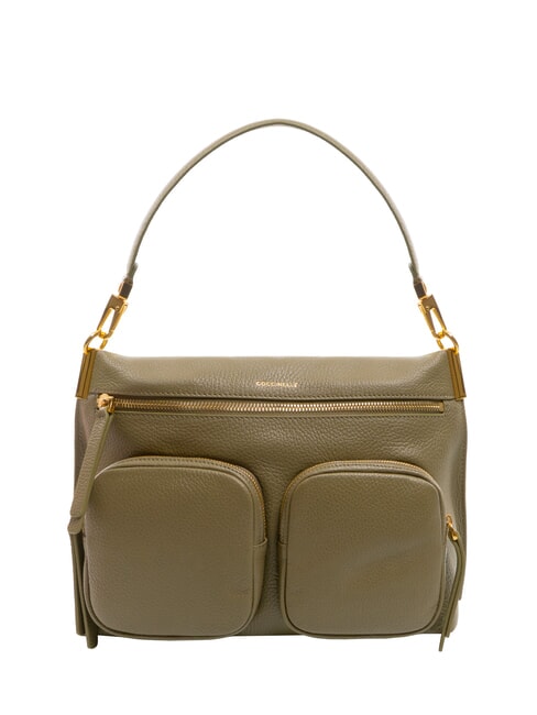 COCCINELLE HYLE Borsa media in pelle doppia funzione laurel green - Borse Donna