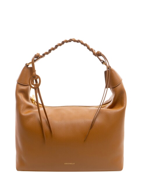 COCCINELLE RHEA Borsa a spalla in pelle con tracolla CUIR - Borse Donna