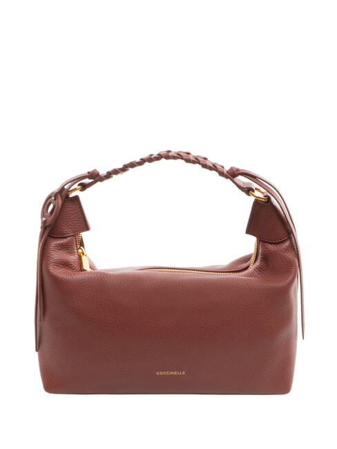 COCCINELLE RHEA Borsa a mano piccola con tracolla brandy - Borse Donna