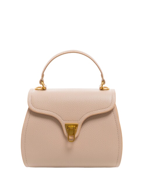 COCCINELLE MARVIN Borsa a mano mini in pelle con tracolla rosette - Borse Donna