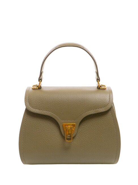 COCCINELLE MARVIN Borsa a mano mini in pelle con tracolla laurel green - Borse Donna