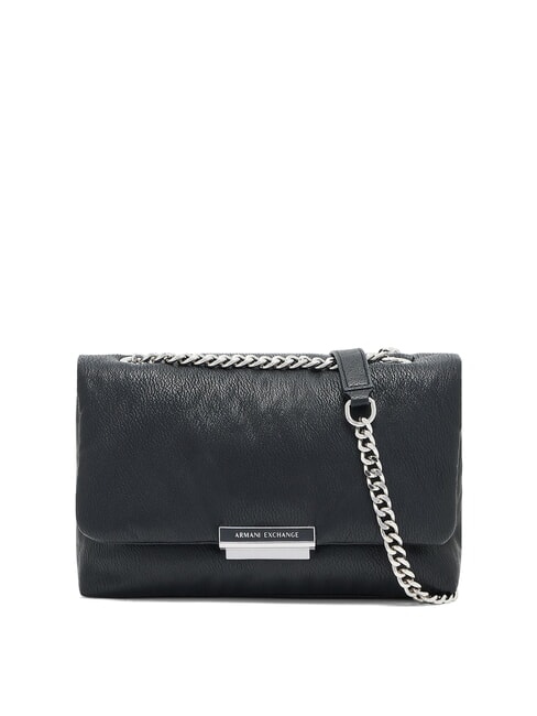 ARMANI EXCHANGE A|X Borsa doppia funzione con patta black - Borse Donna