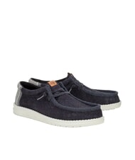 HEY DUDE WALLY JUTE Mocassini easy-on in canvas - Scarpe Uomo